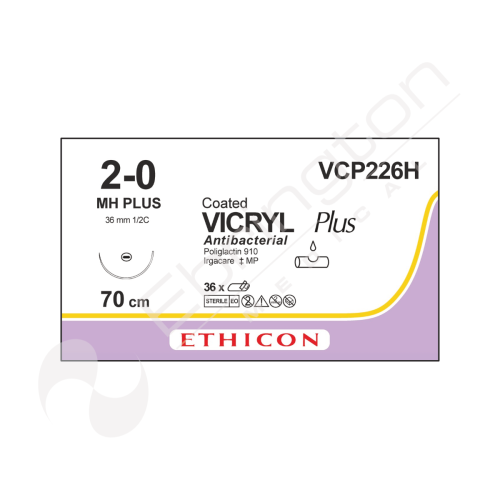 Vicryl Plus Sutures VCP226H x 36