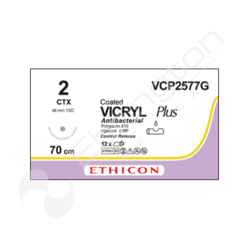 Vicryl Plus Sutures VCP2577G x 12