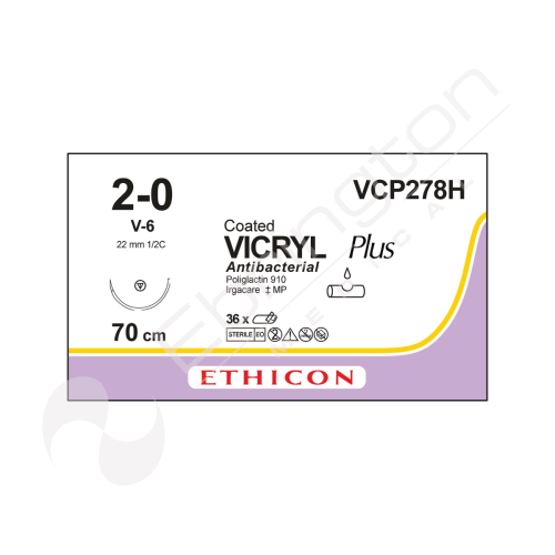 Vicryl Plus Sutures VCP278H x 36