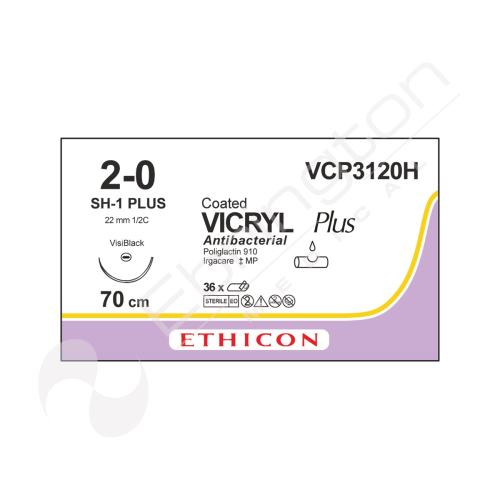 Vicryl Plus Sutures VCP3120H x 36