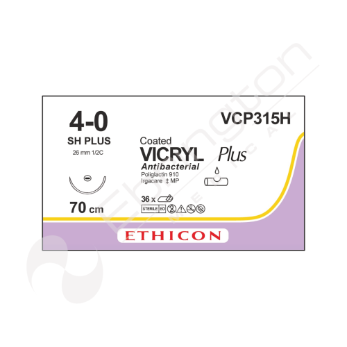 Vicryl Plus Sutures VCP315H x 36