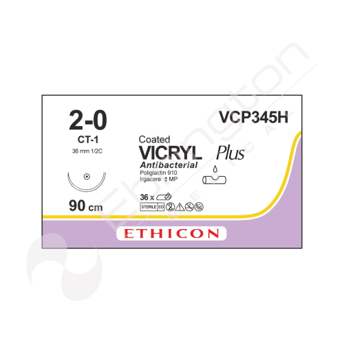 Vicryl Plus Sutures VCP345H x 36