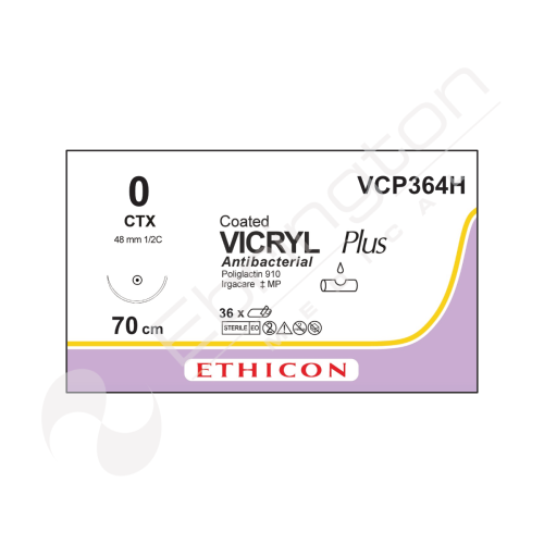 Vicryl Plus Sutures VCP364H x 36