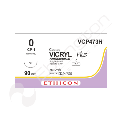 Vicryl Plus Sutures VCP473H x 36
