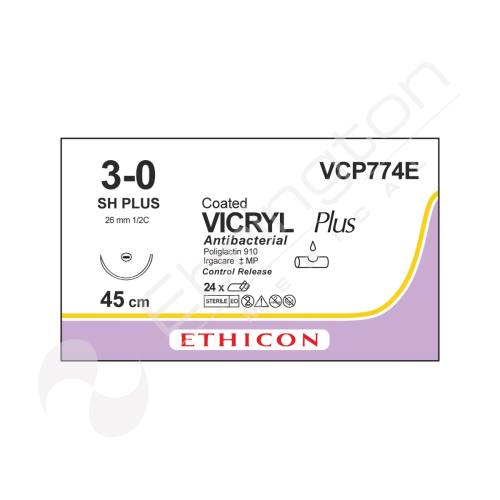 Vicryl Plus Sutures VCP774E x 24