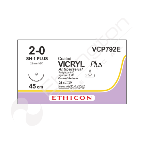 Vicryl Plus Sutures VCP792E x 24