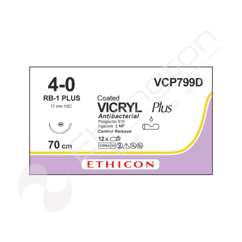 Vicryl Plus Sutures VCP799D x 12