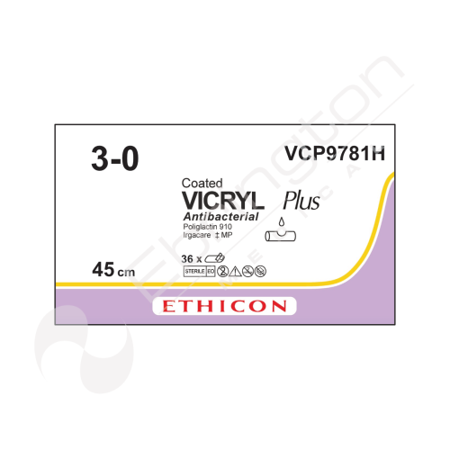 Vicryl Plus Sutures VCP9781H x 36