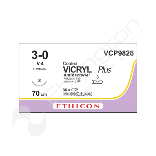 Vicryl Plus Sutures VCP9826 x 36