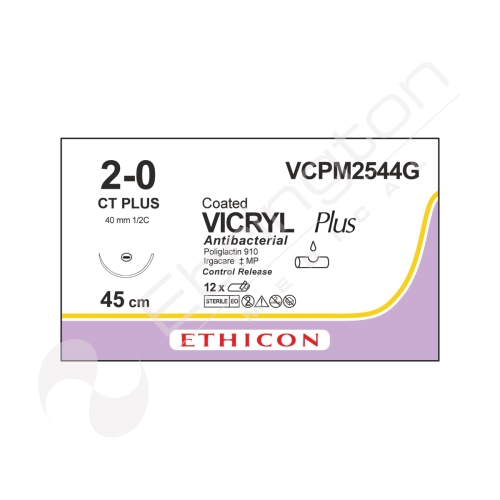 Vicryl Plus Sutures VCPM2544G x 12