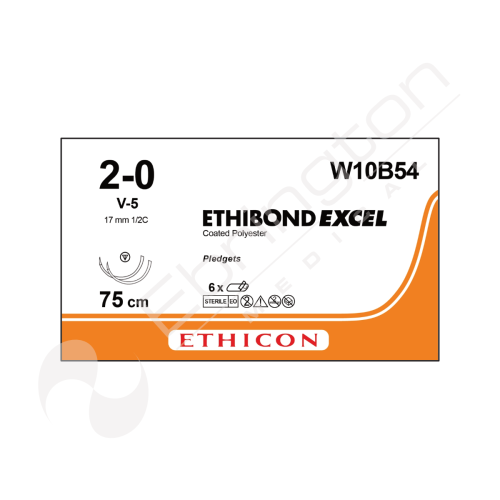 Ethibond Excel Sutures W10B54 x 6