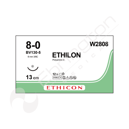 Ethilon Sutures W2808 x 12