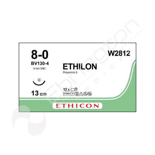 Ethilon Sutures W2812 x 12