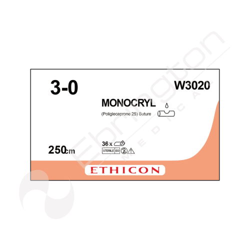 Monocryl Plus Sutures W3020 x 36
