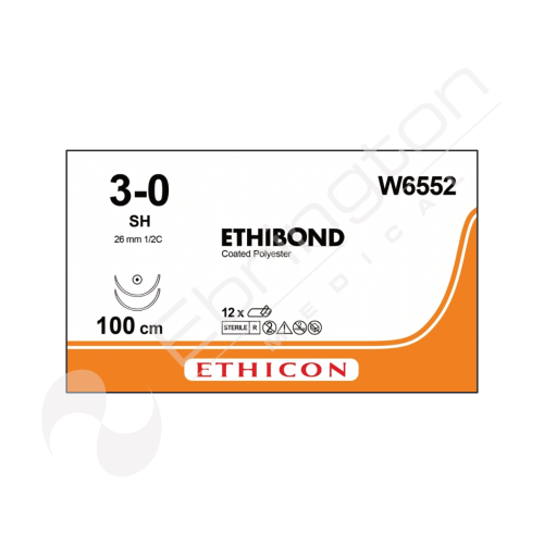 Ethibond Excel Sutures W6552 x 12