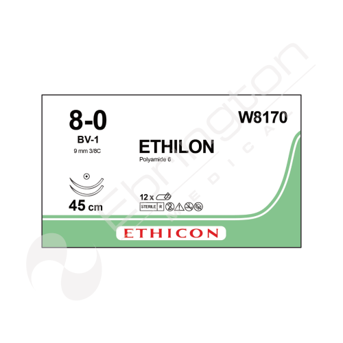 Ethilon Sutures W8170 x 12