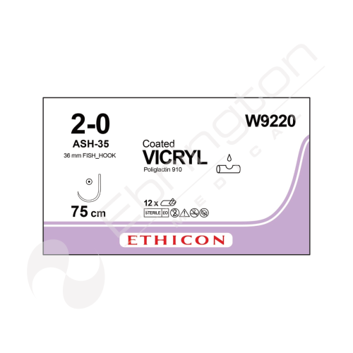 Vicryl Sutures W9220 x 12