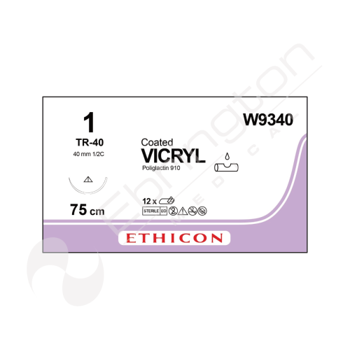 Vicryl Sutures W9340 x 12