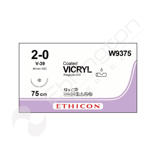 Vicryl Sutures W9375 x 12