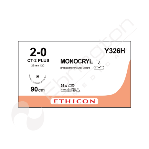 Monocryl Plus Sutures Y326H x 36