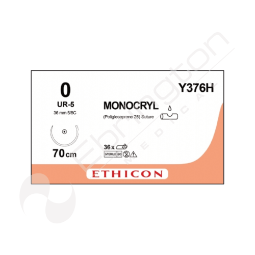 Monocryl Sutures Y376H x 36