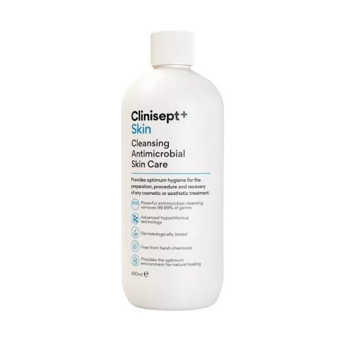 Clinisept+ Skin Antimicrobial Solution - 490ml - BOTTLE ONLY