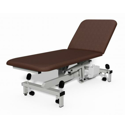 Plinth 2 Section Electric Couch - Cocoa