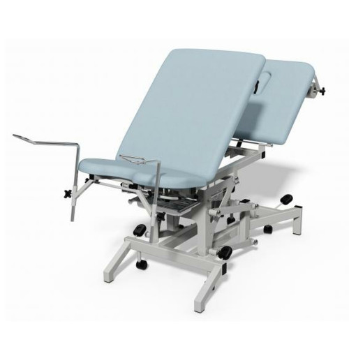 Plinth Model 93P Electric Gynae/Practice Couch - Cool Blue