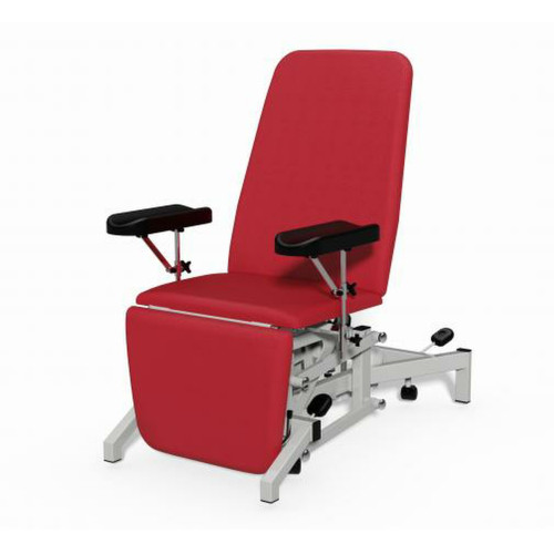 Plinth Model 93B Hydraulic Phlebotomy Chair - Pillarbox