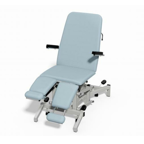 Plinth Model 93CD Electric Podiatry Chair - Cool Blue