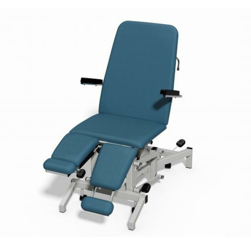 Plinth Model 93CD Electric Podiatry Chair - Denim