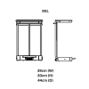 90 ltr Free Standing Sack Holder