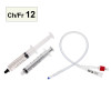 2-Way Silicone Foley Catheters Straight Tip, 10ml Balloon and Prefilled Syringe - Pack of 5