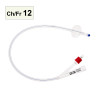 2-Way Silicone Foley Catheters Straight Tip, 10ml Balloon - Standard