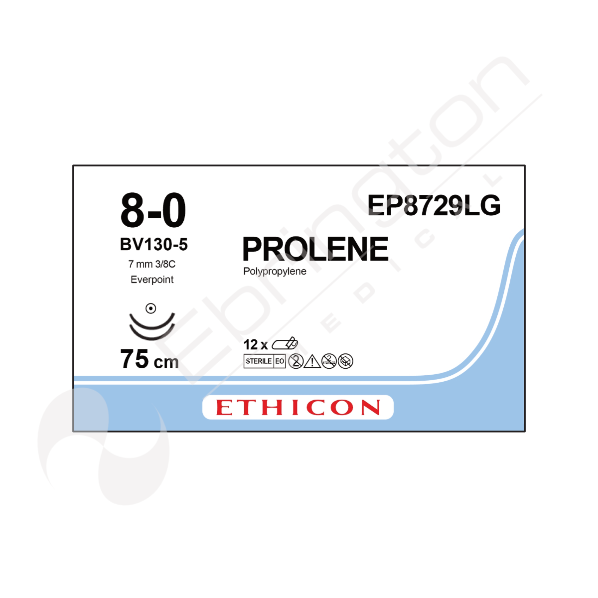 Prolene Sutures EP8729LG x 12