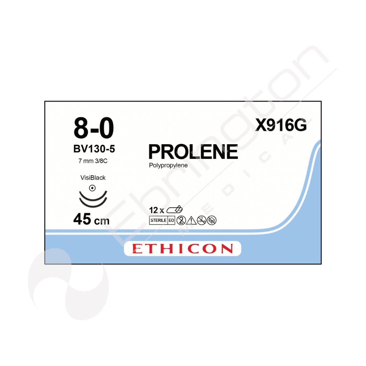 Prolene Sutures X916G x 12
